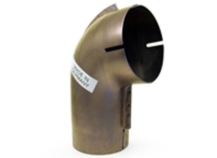 Connettore a gomito dello scambiatore di calore. Porsche 911 1975-83 / 930Turbo - 91121113100, 1623150100 - EXS112109