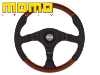 Steering wheel dark fighter wood - Momo Steering wheel dark fighter wood - Momo