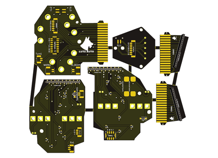 Vervanging van de printplaat in het instrumentenpaneel. Porsche 928 1985-1988 - LTZ-92864197302, 92864197302
