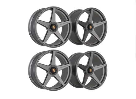 Five spoke lightweight centre lock alloy wheel set from Ninemeister. Porsche 991.2 GTS - wheels, 9M991.2GTS5S