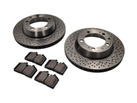 REAR Brake Pads and Brake Disc Package Porsche 993 C2/4 1994-97 - 99335204102, 96435193903