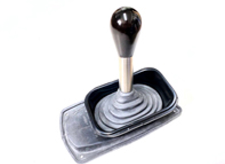Ebony shift knob (tear drop) and gaiter. Porsche 964 / 993 - 99342407502, 99342407501, 993424075028YR, 96442407505