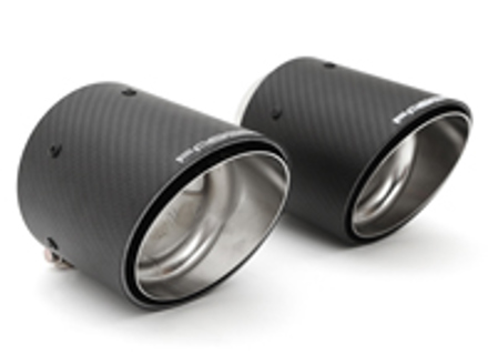 Exhaust Deluxe Dual Style Tips (for PSE). Porsche 991.2 Carrera