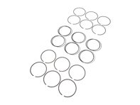 Ring set for Capricorn aluminium piston set P1513 - P1513 - PRS105 Ring set for Capricorn aluminium piston set P1513 - P1513 - PRS105