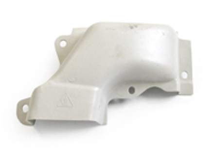 Air duct for oil cooler. Porsche 911 72-89 / 914 - 91110640600, 91110640601