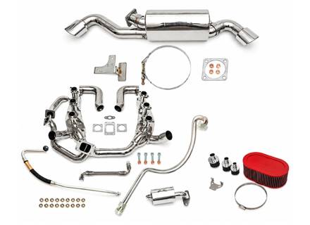 Terminali di scarico ovali doppi per pacchetto prestazioni sportive. Porsche 911 Turbo 1975-89 - 93011103806, 93021103301, 93021103304