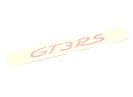 GT3 RS sticker, in Guards Red. Porsche 997 GT3 - 9975592379484A