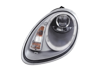 PROIETTORE FARO ANTERIORE XENON + LUCE AURORA Porsche 987 05-08 SILVER IT - 987631012