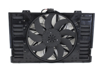 Water radiator air duct with fan. Porsche 970 Panamera - 97010606106, 97010606105, 97010606104, 97010606103 - CFF545000P Water radiator air duct with fan. Porsche 970 Panamera - 97010606106, 97010606105, 97010606104, 97010606103 - CFF545000P
