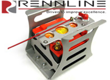 Rennline 电池重新定位套件，带 Kill Switch 支架。保时捷 911 - EL03.34, EL0334