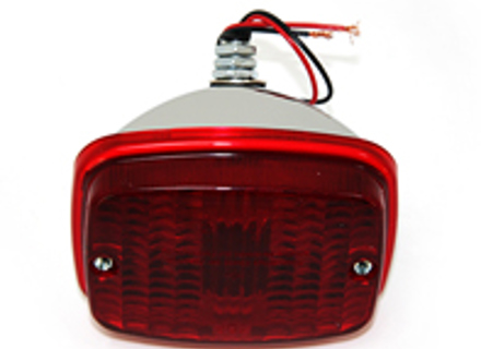 Fog lamp unit Rear, Chrome backing. Porsche 911/912 65-86 - 91163125129, 18570