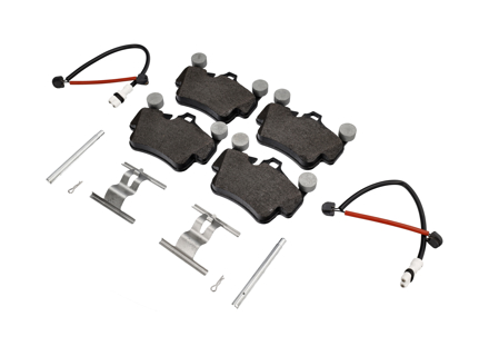 FRONT Brake pads, sensors, pin kit Porsche Boxster 987 / Cayman Textar - 99735193905, 95535296000, 99761275900, 99761275600, 99761275901, 99761275601, 99735193907