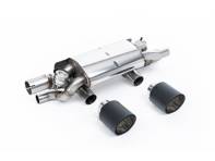 Milltek Sportuitlaat Einddemper (PSE) met GT-115 Carbon Uitlaatpijpen. Porsche 991.2 3.0LT / S / GTS 2015-19 - 9P1251053A, 9P1251053C, 9P1251053B, 9P1251053D - SSXPO202