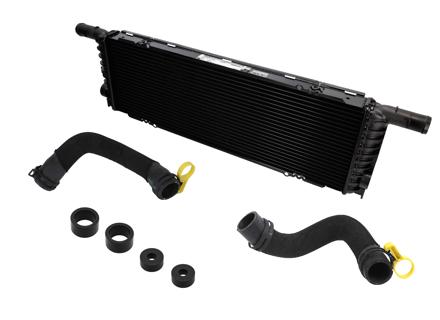 Vervangingsset voor radiator en leidingen voor Porsche 991.1 Turbo / 991.2 Turbo - 99110613801, 99110613802, 99110664801, 99110664901, 99110653701, 99110653802