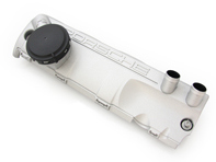 Air / Oil separator Silver cover, Cyl. 5-8 Porsche 957 Cayenne Turbo - 94810723652, 94810723552 Air / Oil separator Silver cover, Cyl. 5-8 Porsche 957 Cayenne Turbo - 94810723652, 94810723552