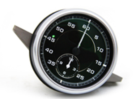 Stopwatch-instrumentenpaneel, matzwart / galvanozilver. Porsche 981 Boxster / 981C Cayman - 98164130200, 98164130200DAP