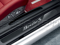 Side Sills Trims in Carbon with Logo. Porsche 981 Boxster / Side Sills Trims in Carbon with Logo, Illuminated. Porsche 981 Boxster / 718 (982) Boxster - 98104480020, 98104480021 Side Sills Trims in Carbon with Logo. Porsche 981 Boxster / Side Sills Trims in Carbon with Logo, Illuminated. Porsche 981 Boxster / 718 (982) Boxster - 98104480020, 98104480021