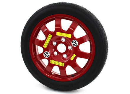 Emergency wheel, 4J X 19' ET7. Porsche 970 Panamera 4.8L  S / Turbo >>2013 - 97036205000