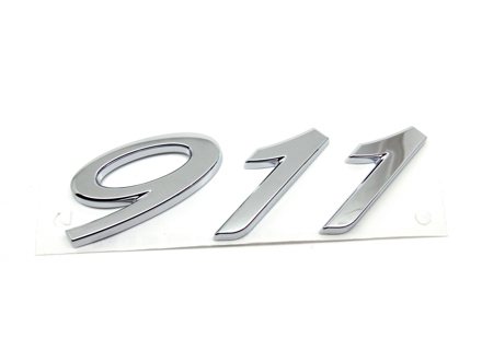 911 - Logo badge, Chrome for Porsche 911 - 997.559.231.00, 99755923100