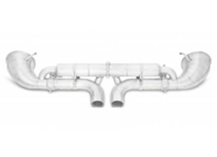 Sports exhaust muffler. Porsche 992 GT3