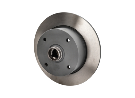 Brake disc rotor, Front. Porsche 914 1.7L - 411407075, 411 407 075, 107112C