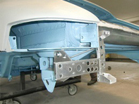 Staffa supporto paraurti posteriore in alluminio. Porche 964 - 91150504010, 91150504020 Staffa supporto paraurti posteriore in alluminio. Porche 964 - 91150504010, 91150504020