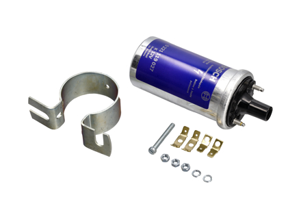 Ignition coil 12-V. Porsche 356 1600/S/S90 / 912 - 61660210900, 0221119027, 043905115c, 92860250200