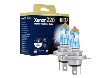 H4 Halogen Bulb - 220% Brighter - for Porsche 911 / 964 / 924 / 928 / 944 / 959 / 968 - 99963120290 - RX2272