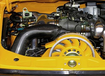 Rennline RS Carbon Fiber verwarmingskanaal. Porsche 964/993 - 96421134101, 99321134103, 96421134101 - M09, M09 NO PLATE