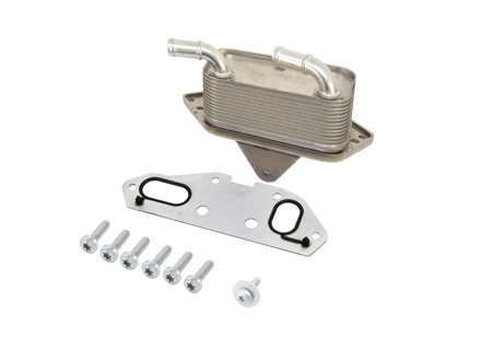 Motoroliekoeler en pakkingenset. Porsche 958 Cayenne Hybrid / 970 Panamera Hybrid - 95810727101, 95810727100, 95810717501