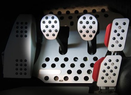 Rennline REV2 3 Piece Pedal Set Rubber Grip. Porsche 944 / 924 / 968 Manual - A12.1.P60