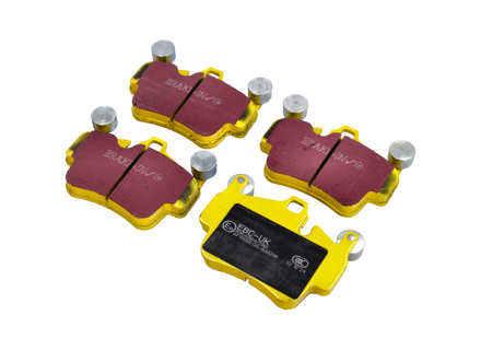 EBC YELLOW Brake Pads 'Fast Road' Rear. Porsche 987 Boxster / 987C Cayman / 997 - 99735193905, 99735193906, 99735193908, 99735193907 - DP 42029R, DP42029R