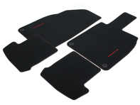 Floor mat set, Black / Carmine Red. Porsche 991 (911) GTS - RHD Right Hand Drive - 99155161307SMD, 99155161309SMD - 99155161309SMD Floor mat set, Black / Carmine Red. Porsche 991 (911) GTS - RHD Right Hand Drive - 99155161307SMD, 99155161309SMD - 99155161309SMD