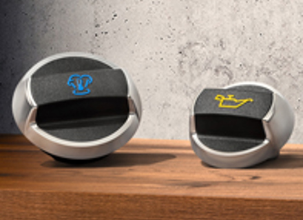 Olie- en koelvloeistofdoppen in aluminiumlook. Porsche 992 (911) - 992044100