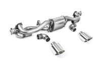Milltek Sports Exhaust From GPF Backwards And Polished Trims. Porsche 718 Cayman GT4 / Boxster GTS 4.0L - 982251053E, 982251053K, 982251053F, 98225153H, 982251053D, 982251053G - SSXPO150
