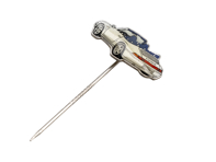 Stick Pin 'Porsche 911 Cabrio' Bianco