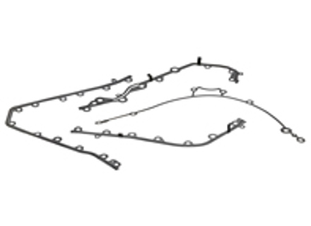 Timing case gasket set. Porsche 955 Cayenne 4.5L - 94810112904, 94810112704, 94810112504, 94810113007, 94810113004, 173.180
