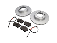 FRONT Brake Pads and Brake Disc Package for Porsche Boxster 986 2.5L / 2.7L 1997-04 - 98735193903, 98635140105, 99661236501 FRONT Brake Pads and Brake Disc Package for Porsche Boxster 986 2.5L / 2.7L 1997-04 - 98735193903, 98635140105, 99661236501