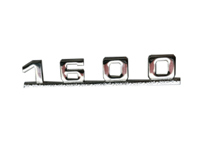 Rear badge '1600', Silver. Porsche 356 - 64455931100 Rear badge '1600', Silver. Porsche 356 - 64455931100