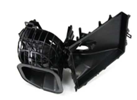 Air conditioner / heater blower motor housing. Porsche 955 / 957 Cayenne RHD cars - 95557233900