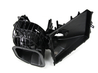 Air conditioner / heater blower motor housing. Porsche 955 / 957 Cayenne RHD cars - 95557233900 Air conditioner / heater blower motor housing. Porsche 955 / 957 Cayenne RHD cars - 95557233900
