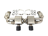 Sportuitlaat VALVETRONIC Porsche 991.2 Carrera met Carbon Fibre eindpijp - DesignTek - 3606009103, 9P1251053A, 9P1251053C