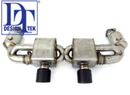 Sportauspuff VALVETRONIC Porsche 991.2 Carrera mit Carbon Endrohr - DesignTek - 3606009103, 9P1251053A, 9P1251053C