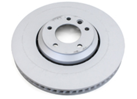 Brake disc rotor, Front. FORMULA Z. Porsche Cayenne 955 Turbo S / 957 Turbo / 957 Turbo S (OE No 95535140161 and 95535140261) - 460.1557.75, 460.1558.75, 95535140160, 95535140161, 958615301, 95535140260, 95535140261, 958615302 - 460.1557.75, 460.1558.75