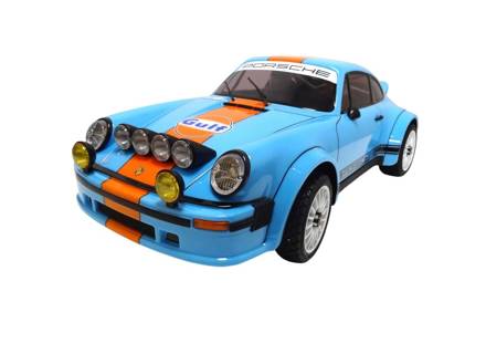 1/6th Scale Radio Controlled Porsche 934 Electric RTR Rally Car - Gulf - RC911R - RC911B