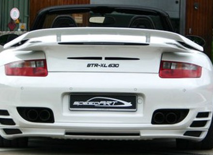 后扰流板/翼型 SpeedArt BTR-XL。保时捷 997 Turbo