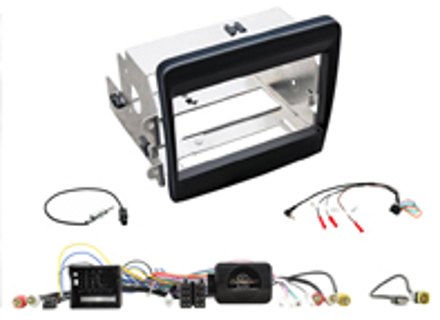 Installation Kit with double DIN fascia, interface, antenna adapter and patch lead. Porsche 911 (991) 2011-2016