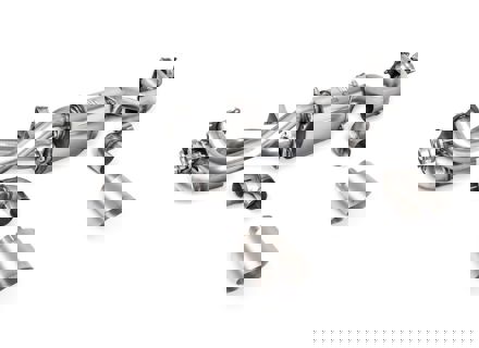 Milltek Sports Exhaust From GPF Backwards And Titanium Trims. Porsche 718 Cayman GT4 / Boxster GTS 4.0L - 982251053F, 982251053H, 982251053K, 982251053E - SSXPO167