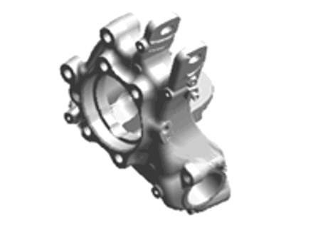 Wheel carrier. Porsche Macan - 95B505431BY, 95B505432BY, 95B505431Y, 95B505432Y