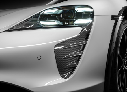 TechArt Air Curtain Sport. Porsche 9J1.1 Taycan met SportDesign tot modeljaar 2023. - 09J.121.171.009, 9J.121.171.001, 9J.121.171.002, 9J.121.171.003 - 09J.121.171.009